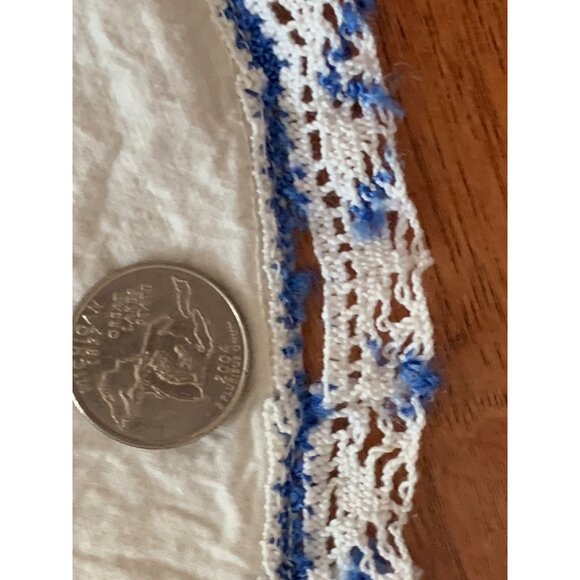 Vintage Hand-Embroidered Floral Tablecloth 39"x40" - Picture 10 of 10